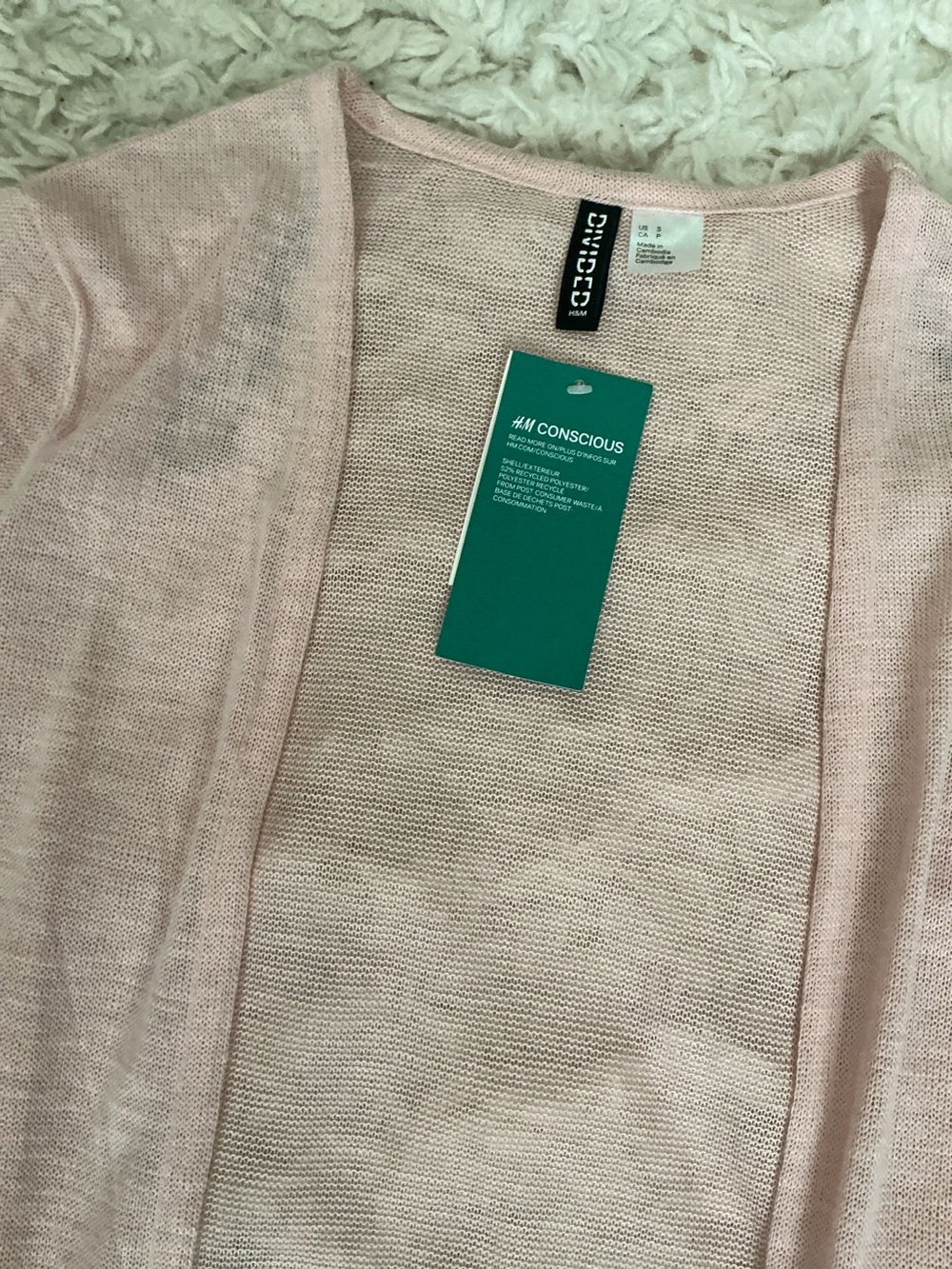 HM Light Pink Long Cardigan - Picture 3 of 3